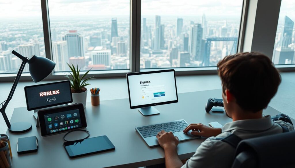 Roblox account creation process