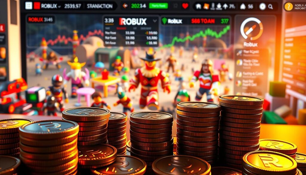 Robux currency in Roblox economy
