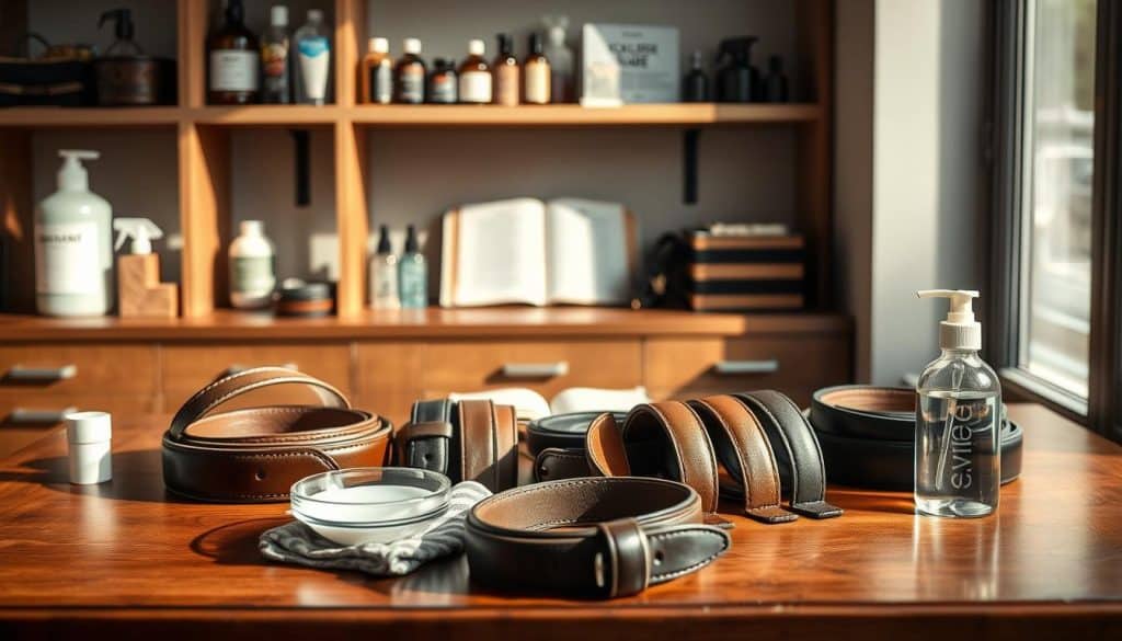 care for faux leather belts